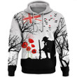 Rugbylife Clothing - New Zealand Anzac Lest We Forget Remebrance Day White Hoodie