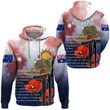 Rugbylife Clothing - (Custom) Anzac Day Remembrance Day Qoute Hoodie