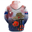 Rugbylife Clothing - (Custom) Anzac Day Remembrance Day Qoute Hoodie