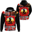 Rugbylife Clothing - Anzac Day Lest We Forget Banner Hoodie