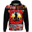 Rugbylife Clothing - Anzac Day Lest We Forget Banner Hoodie