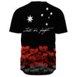 Rugbylife Clothing - Australian Military Forces Anzac Day Lest We Forget Baseball Jersey