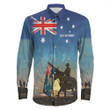 Rugbylife Clothing - Anzac Lest We Forget The Light Horse Long Sleeve Button Shirt