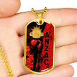 Rugbylife Dog Tag - Anzac Day Soldier Silhouette Remembrance A35