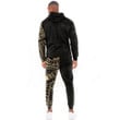 RugbyLife Clothing - (Custom) Polynesian Tattoo Style - Gold Version Hoodie and Joggers Pant A7