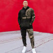 RugbyLife Clothing - (Custom) Polynesian Tattoo Style - Gold Version Hoodie and Joggers Pant A7 | RugbyLife