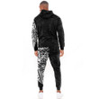 RugbyLife Clothing - Polynesian Tattoo Style Melanesian Style Aboriginal Tattoo Hoodie and Joggers Pant A7