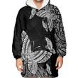 RugbyLife Clothing - (Custom) Polynesian Tattoo Style Butterfly Special Version Snug Hoodie A7