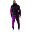 RugbyLife Clothing - (Custom) Polynesian Tattoo Style Melanesian Style Aboriginal Tattoo - Pink Version Hoodie and Joggers Pant A7
