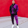 RugbyLife Clothing - (Custom) Polynesian Tattoo Style Melanesian Style Aboriginal Tattoo - Pink Version Hoodie and Joggers Pant A7 | RugbyLife