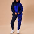 RugbyLife Clothing - Polynesian Tattoo Style Tatau - Blue Version Hoodie and Joggers Pant A7