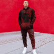 RugbyLife Clothing - Polynesian Tattoo Style Butterfly Special Version - Red Version Hoodie and Joggers Pant A7 | RugbyLife