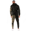 RugbyLife Clothing - Polynesian Tattoo Style - Gold Version Hoodie and Joggers Pant A7