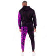 RugbyLife Clothing - (Custom) Polynesian Tattoo Style Turtle - Pink Version Hoodie and Joggers Pant A7