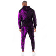 RugbyLife Clothing - Polynesian Tattoo Style Horse - Pink Version Hoodie and Joggers Pant A7