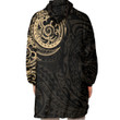 RugbyLife Clothing - Special Polynesian Tattoo Style - Gold Version Snug Hoodie A7