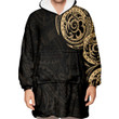 RugbyLife Clothing - Special Polynesian Tattoo Style - Gold Version Snug Hoodie A7