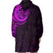 RugbyLife Clothing - Special Polynesian Tattoo Style - Pink Version Snug Hoodie A7