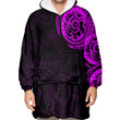 RugbyLife Clothing - Special Polynesian Tattoo Style - Pink Version Snug Hoodie A7