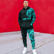 RugbyLife Clothing - (Custom) Special Polynesian Tattoo Style - Cyan Version Hoodie and Joggers Pant A7 | RugbyLife