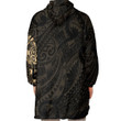 RugbyLife Clothing - Polynesian Tattoo Style - Gold Version Snug Hoodie A7