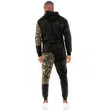RugbyLife Clothing - Polynesian Tattoo Style Tattoo - Gold Version Hoodie and Joggers Pant A7