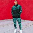 RugbyLife Clothing - Polynesian Tattoo Style - Cyan Version Hoodie and Joggers Pant A7 | RugbyLife
