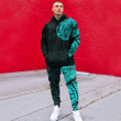 RugbyLife Clothing - Polynesian Tattoo Style Snake - Cyan Version Hoodie and Joggers Pant A7 | RugbyLife