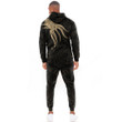 RugbyLife Clothing - Polynesian Tattoo Style Octopus Tattoo - Gold Version Hoodie and Joggers Pant A7