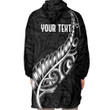 RugbyLife Clothing - (Custom) New Zealand Aotearoa Maori Fern Snug Hoodie A7