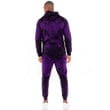 RugbyLife Clothing - Polynesian Tattoo Style Butterfly - Purple Version Hoodie and Joggers Pant A7