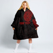 RugbyLife Clothing - (Custom) Polynesian Tattoo Style Turtle - Red Version Snug Hoodie A7 | RugbyLife
