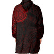 RugbyLife Clothing - (Custom) Polynesian Tattoo Style - Red Version Snug Hoodie A7