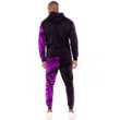 RugbyLife Clothing - (Custom) Polynesian Tattoo Style Snake - Pink Version Hoodie and Joggers Pant A7