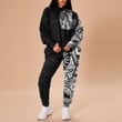 RugbyLife Clothing - Kite Surfer Maori Tattoo With Sun And Waves Hoodie and Joggers Pant A7