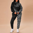 RugbyLife Clothing - Polynesian Tattoo Style Tiki Hoodie and Joggers Pant A7