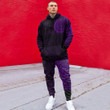 RugbyLife Clothing - Polynesian Tattoo Style - Purple Version Hoodie and Joggers Pant A7 | RugbyLife