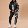 RugbyLife Clothing - Polynesian Tattoo Style Wolf Hoodie and Joggers Pant A7