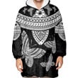 RugbyLife Clothing - Polynesian Tattoo Style Butterfly Snug Hoodie A7