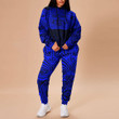 RugbyLife Clothing - (Custom) Polynesian Tattoo Style Surfing - Blue Version Hoodie and Joggers Pant A7