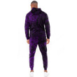RugbyLife Clothing - Special Polynesian Tattoo Style - Purple Version Hoodie and Joggers Pant A7