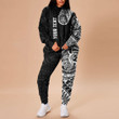 RugbyLife Clothing - (Custom) Polynesian Tattoo Style Turtle Hoodie and Joggers Pant A7