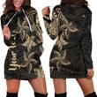 RugbyLife Clothing - (Custom) Polynesian Tattoo Style - Gold Version Hoodie Dress A7 | RugbyLife
