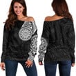 RugbyLife Clothing - Polynesian Tattoo Style Off Shoulder Sweater A7 | RugbyLife