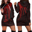 RugbyLife Clothing - Polynesian Tattoo Style Octopus Tattoo - Red Version Hoodie Dress A7 | RugbyLife
