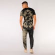 RugbyLife Clothing - Polynesian Tattoo Style Maori - Special Tattoo - Gold Version T-Shirt and Jogger Pants A7