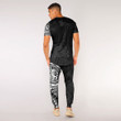 RugbyLife Clothing - Lizard Gecko Maori Polynesian Style Tattoo T-Shirt and Jogger Pants A7