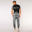 RugbyLife Clothing - (Custom) Polynesian Tattoo Style Flower T-Shirt and Jogger Pants A7