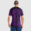 RugbyLife Clothing - Polynesian Tattoo Style Maori - Special Tattoo - Purple Version T-Shirt A7
