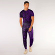 RugbyLife Clothing - (Custom) Polynesian Tattoo Style Horse - Purple Version T-Shirt and Jogger Pants A7 | RugbyLife
